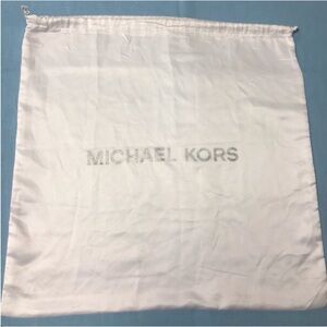 Michael Kors White Drawstring Dust Bag